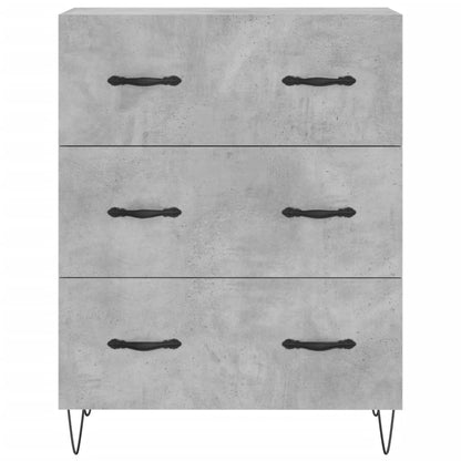 Skåp Betonggrå 69,5x34x180 cm