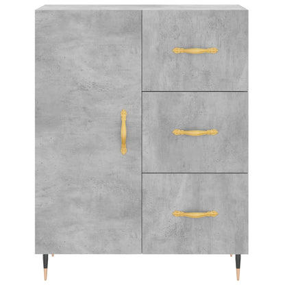 Skåp Betonggrå 69,5x34x180 cm