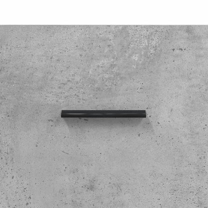 Skåp Betonggrå 69,5x34x180 cm