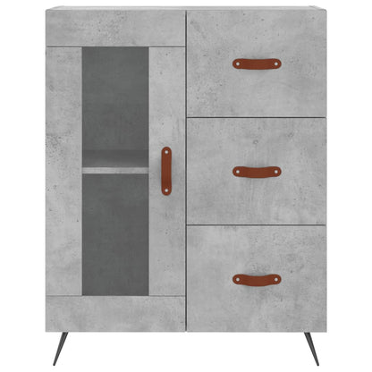 Skåp Betonggrå 69,5x34x180 cm