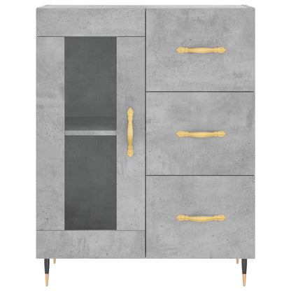 Skåp Betonggrå 69,5x34x180 cm