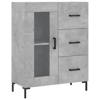 Skåp Betonggrå 69,5x34x180 cm