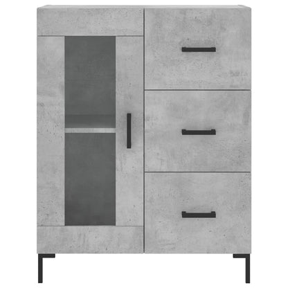 Skåp Betonggrå 69,5x34x180 cm