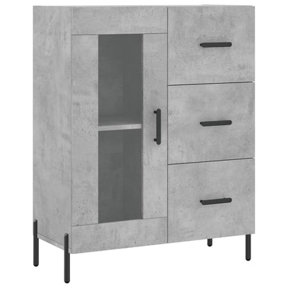 Skåp Betonggrå 69,5x34x180 cm