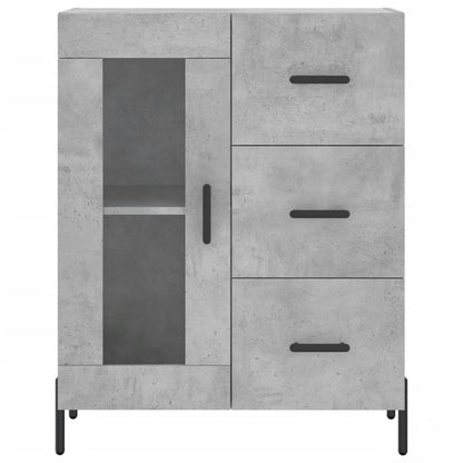 Skåp Betonggrå 69,5x34x180 cm