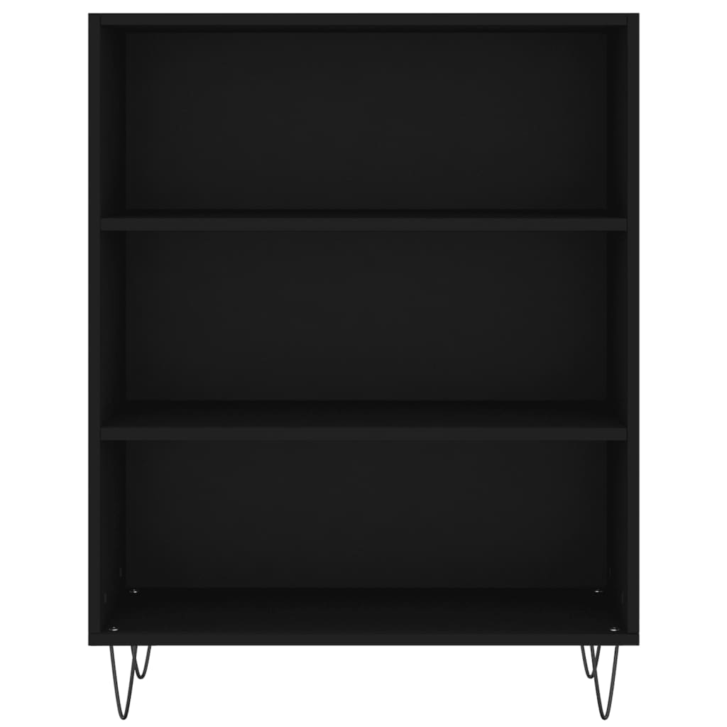 Skåp Svart 69,5x32,5x180 cm
