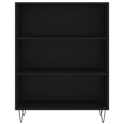 Skåp Svart 69,5x32,5x180 cm