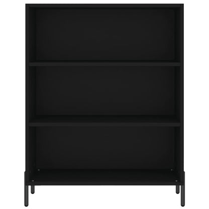 Skåp Svart 69,5x32,5x180 cm