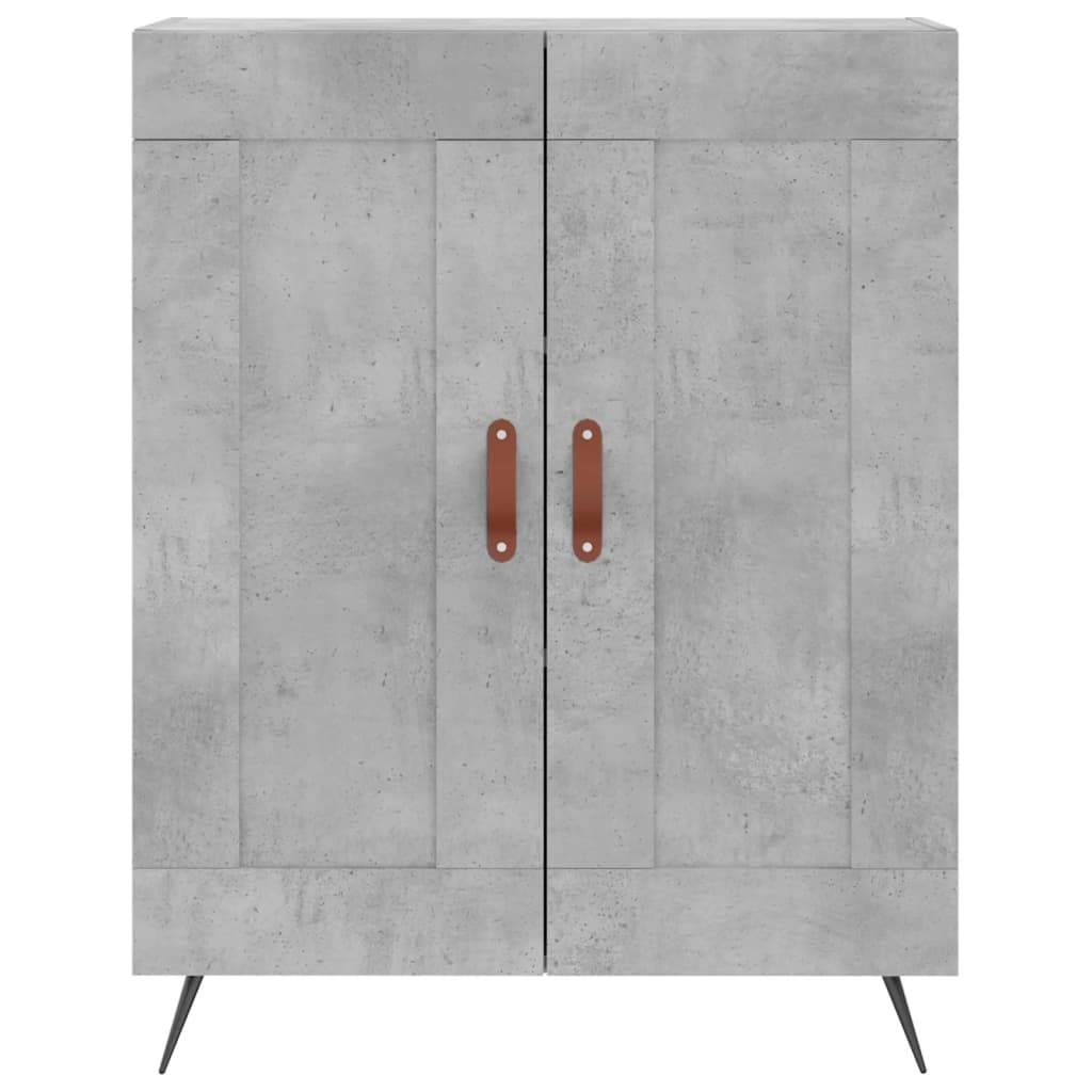 Skåp Betonggrå 69,5x34x180 cm
