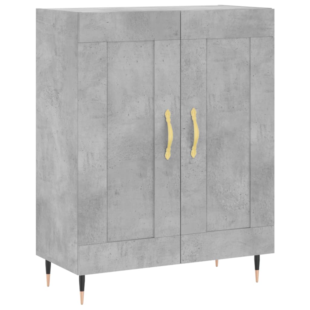 Skåp Betonggrå 69,5x34x180 cm