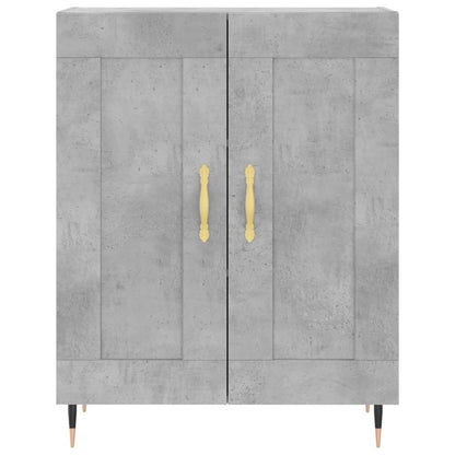 Skåp Betonggrå 69,5x34x180 cm