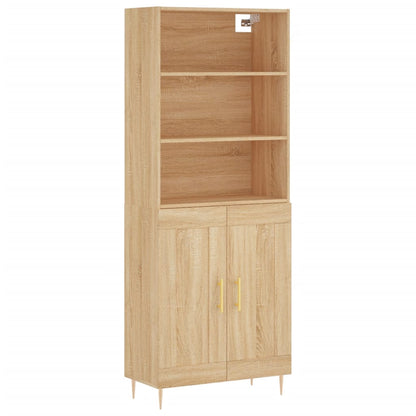 Skåp Sonoma Ek 69,5x34x180 cm