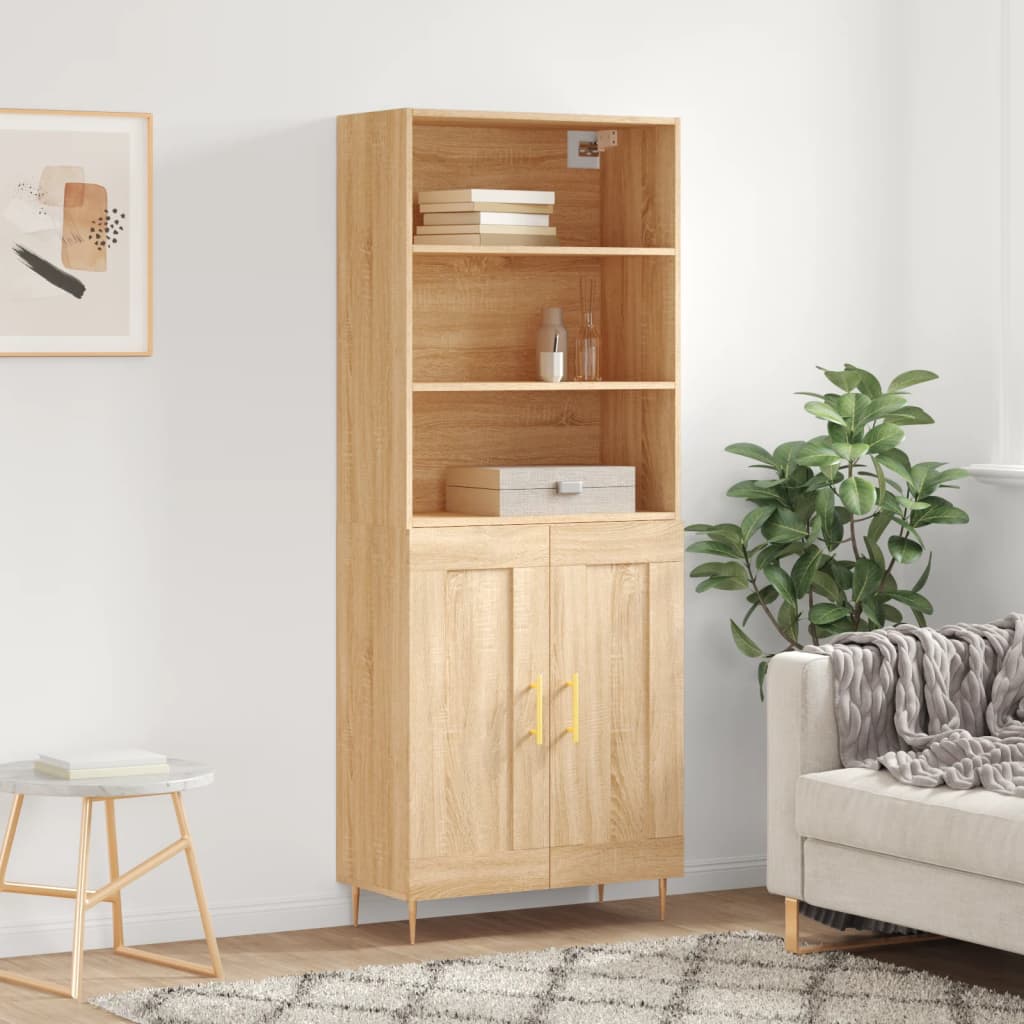 Skåp Sonoma Ek 69,5x34x180 cm