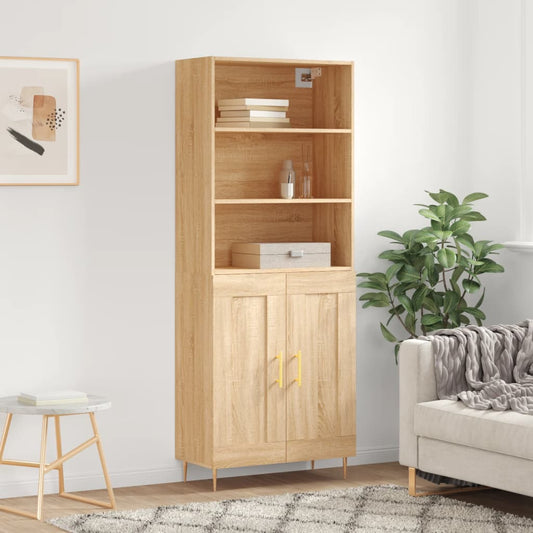 Skåp Sonoma Ek 69,5x34x180 cm