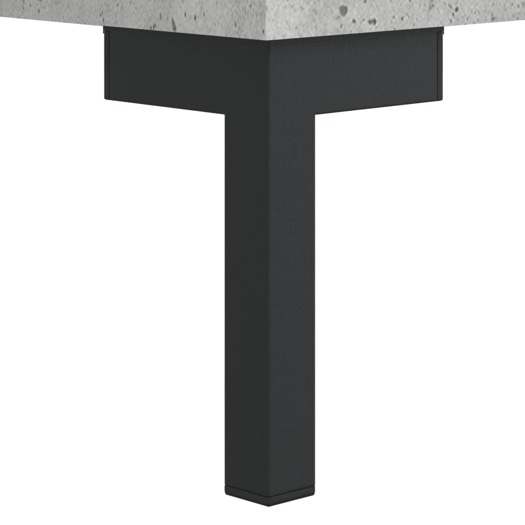 Skåp Betonggrå 69,5x34x180 cm