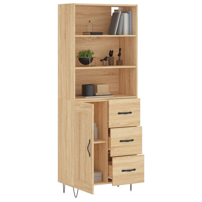 Skåp Sonoma Ek 69,5x34x180 cm