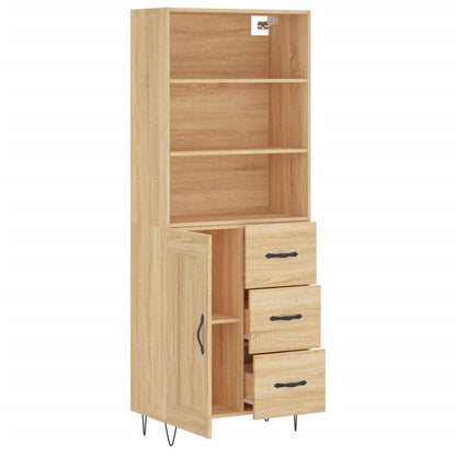 Skåp Sonoma Ek 69,5x34x180 cm