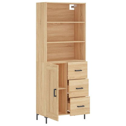 Skåp Sonoma Ek 69,5x34x180 cm