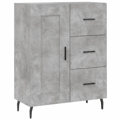 Skåp Betonggrå 69,5x34x180 cm