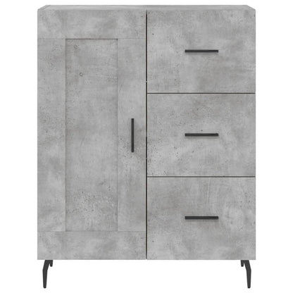 Skåp Betonggrå 69,5x34x180 cm