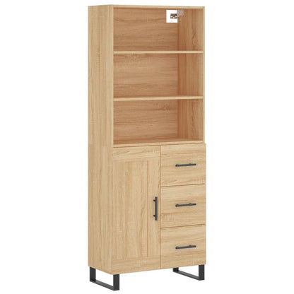 Skåp Sonoma Ek 69,5x34x180 cm
