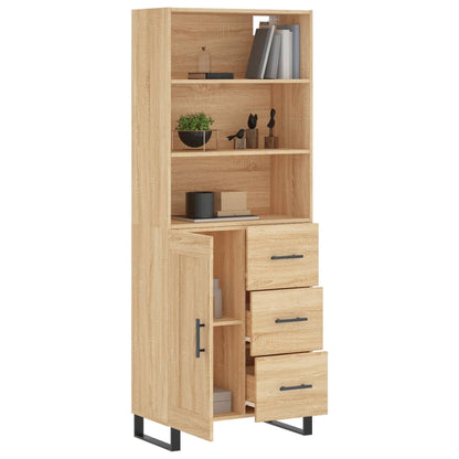 Skåp Sonoma Ek 69,5x34x180 cm