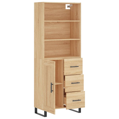 Skåp Sonoma Ek 69,5x34x180 cm
