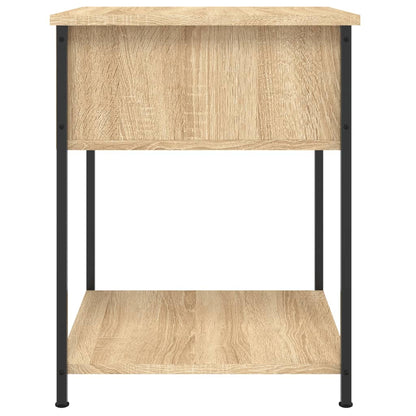 Sängbord 2 st sonoma-ek 44x45x58 cm konstruerat trä