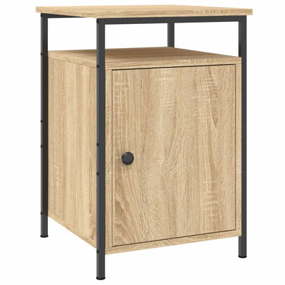 Sängbord 2 st sonoma-ek 40x42x60 cm konstruerat trä