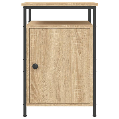 Sängbord 2 st sonoma-ek 40x42x60 cm konstruerat trä
