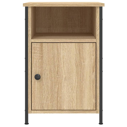 Sängbord 2 st sonoma-ek 40x42x60 cm konstruerat trä