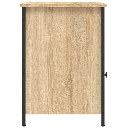 Sängbord 2 st sonoma-ek 40x42x60 cm konstruerat trä