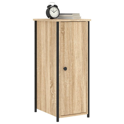 Sängbord 2 st sonoma-ek 32x42x80 cm konstruerat trä