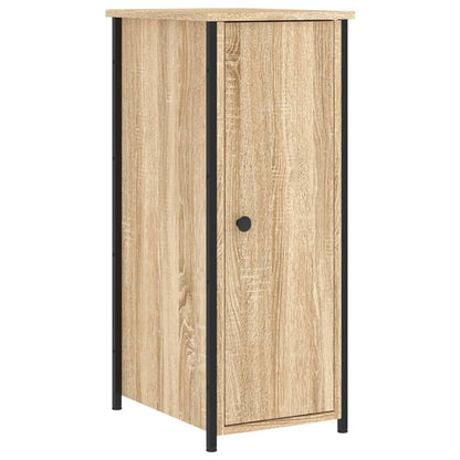 Sängbord 2 st sonoma-ek 32x42x80 cm konstruerat trä