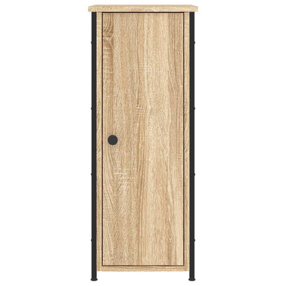 Sängbord 2 st sonoma-ek 32x42x80 cm konstruerat trä
