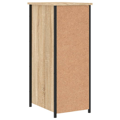 Sängbord 2 st sonoma-ek 32x42x80 cm konstruerat trä