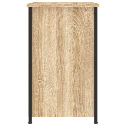 Sängbord 2 st sonoma-ek 40x36x60 cm konstruerat trä