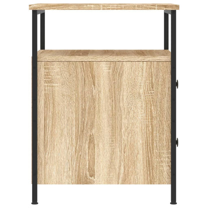 Sängbord 2 st sonoma-ek 44x45x60 cm konstruerat trä