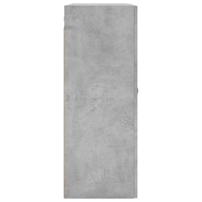 Väggskåp Betonggrå 69,5x34x90 cm