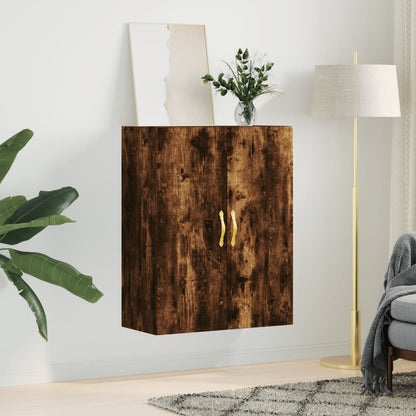 Väggskåp Rökfärgad Ek 69,5x34x90 cm