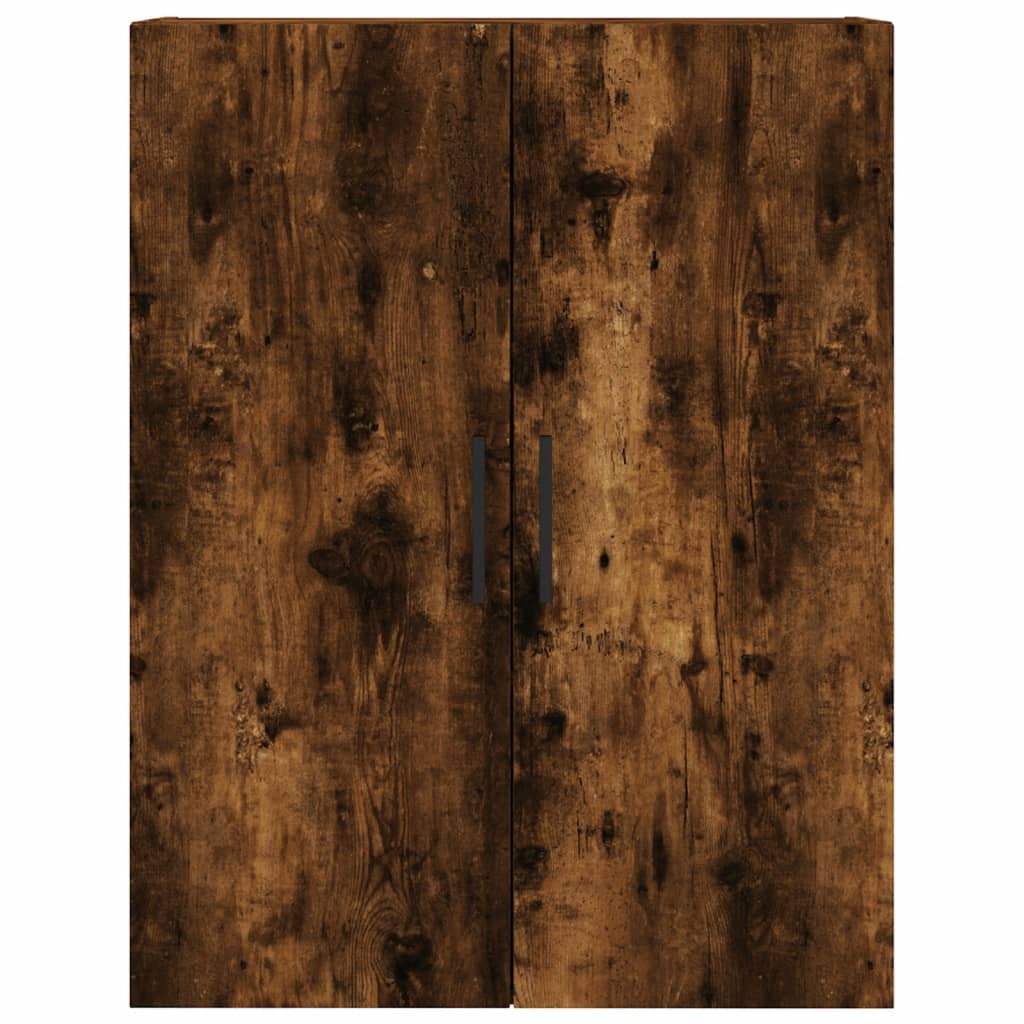 Väggskåp Rökfärgad Ek 69,5x34x90 cm