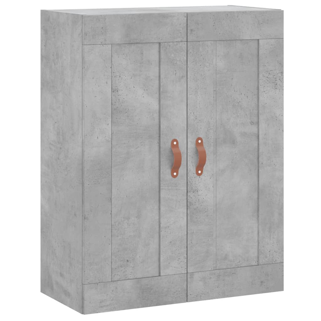 Väggskåp Betonggrå 69,5x34x90 cm