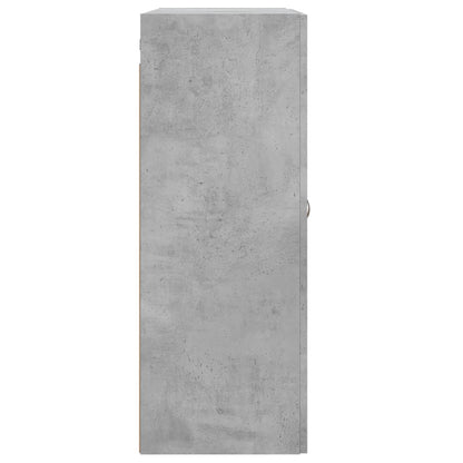 Väggskåp Betonggrå 69,5x34x90 cm