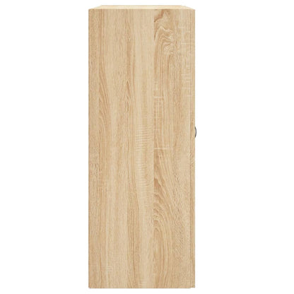 Väggskåp sonoma-ek 69,5x34x90 cm konstruerat trä