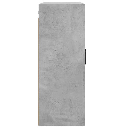 Väggskåp Betonggrå 69,5x34x90 cm