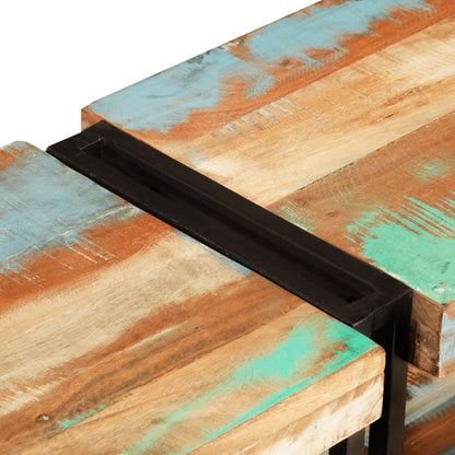 TV-Möbel Trä TV-Bänk 140x30x40 cm massivt återvunnet trä