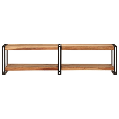 TV-Möbel Trä TV-Bänk 160x30x40 cm massiv akaciaträ