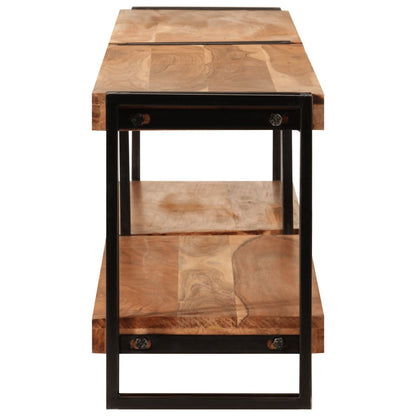 TV-Möbel Trä TV-Bänk 200x30x40 cm massiv akaciaträ