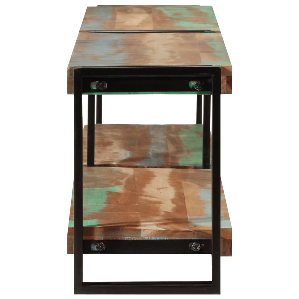 TV-Möbel Trä TV-Bänk 200x30x40 cm massivt återvunnet trä