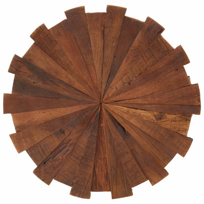 Soffbord Trä 2 st massivt återvunnet Trä och järn